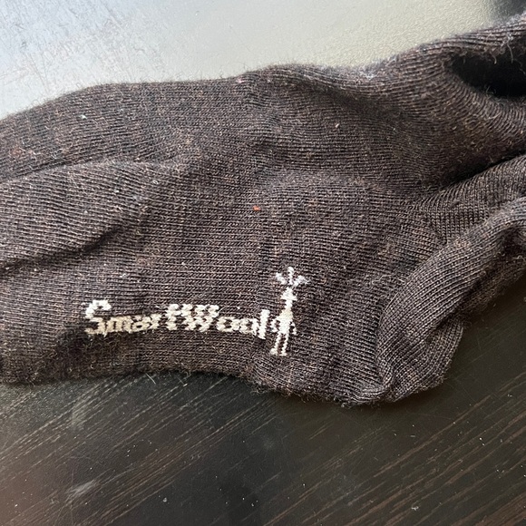 Smartwool Girl’s Black brown Wool Blend footed Tights Size small - Picture 3 of 8